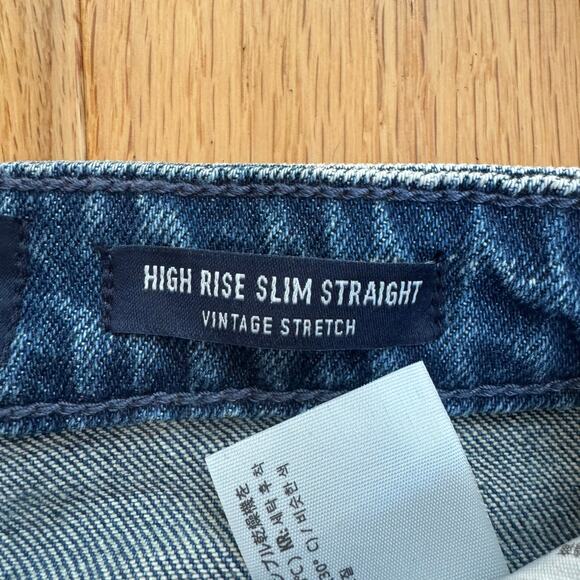 Size 23/27 Hollister Rose Appliqué Distressed Straight Leg Jeans Size 23 - Picture 6 of 10